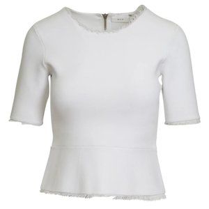 A.L.C. White Rudin' Top